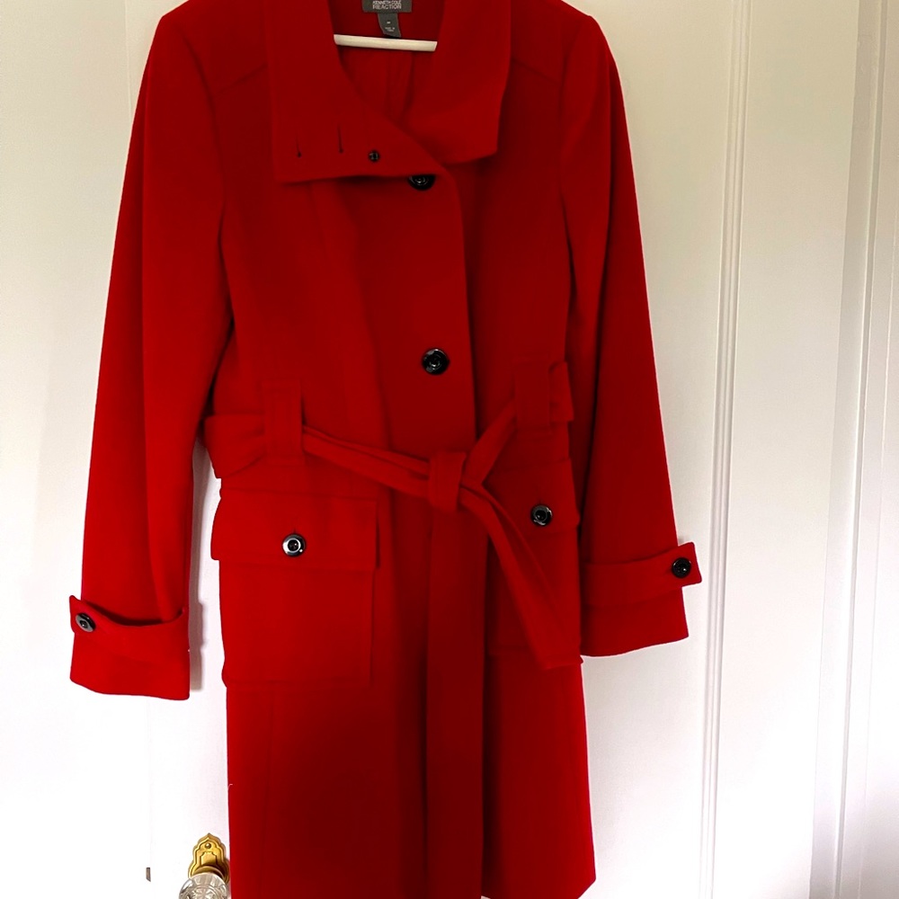 Medium Red Wool Kenneth Cole Jacket - image 2